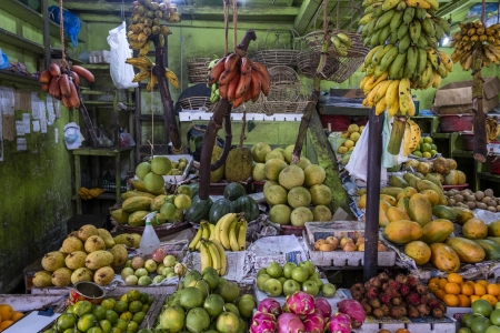 Fruit stall at the Colpetty Market in Colombo, Sri Lanka.